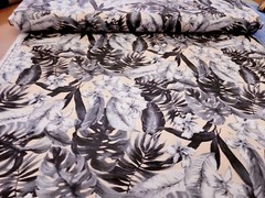 Mod Tropics Cotton Fabric Floral Fern Paintbrush Studio By the Yard