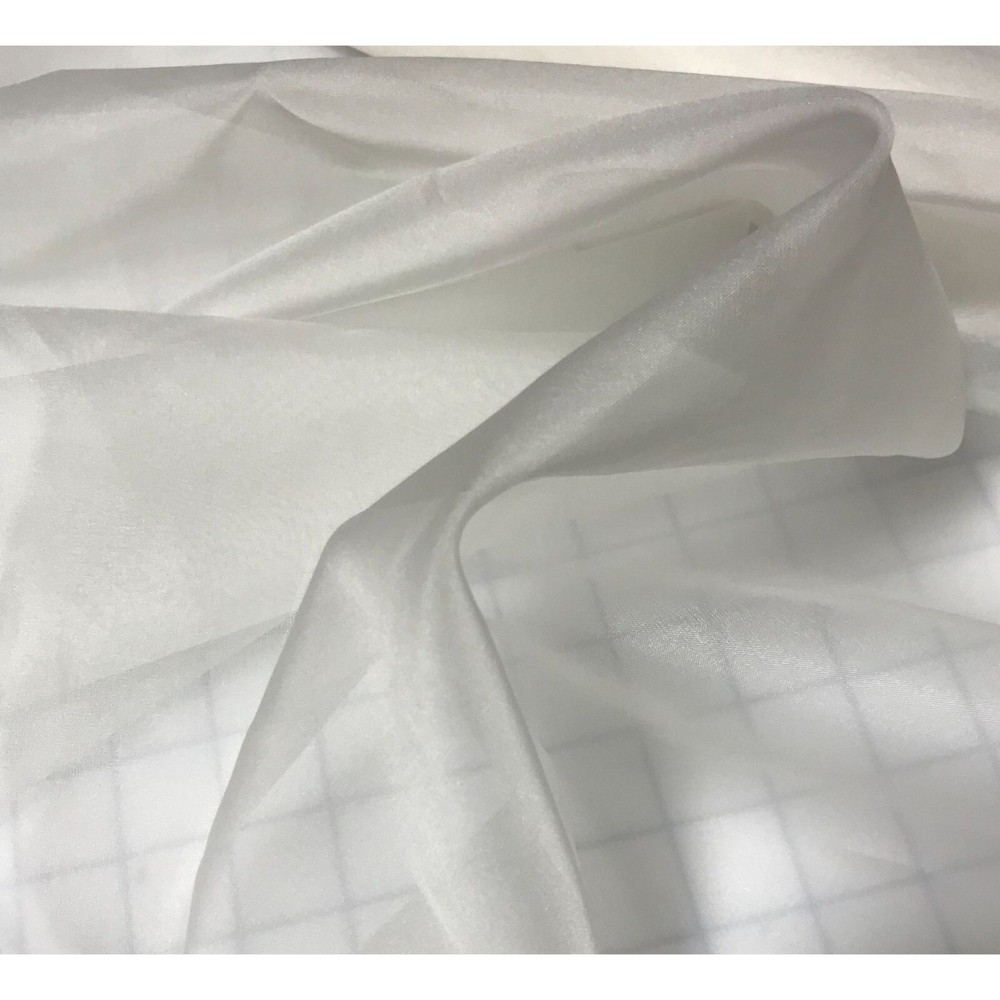 White – Silk Organza Fabric
