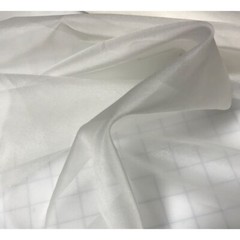 White – Silk Organza Fabric