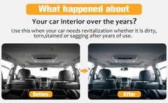 Headliner Fabric Suede with Foam-Backed Roof & Panel Lining Upholstery Renew
