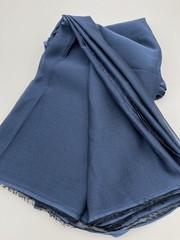 Lot of 4 Yards Steel Stone Blue Chiffon Fabric 57″ Wide Lightweight Sheer