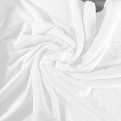 White Sew Lush Fleece Ultra-Soft Texture Fabric, 57” Wide x 15″ Long