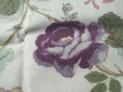 Purple & Pink Flowers Print Material Floral Printed Fabric 55″ x 21″ MT102