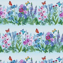 Hummingbird Messinger, Hummingbird Floral, Studio E BTY 44″ Wide