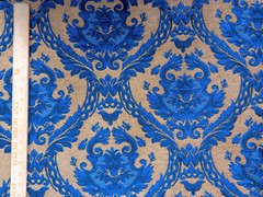 Fabric sold by yard Upholstery Drapery Chenille classic Damask design 60″ Wide