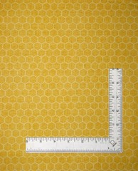Bee Honeycomb Yellow Fabric By The Yard Sweet Bees Cotton by Henry Glass