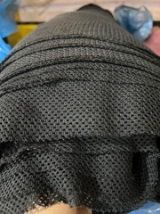 Black Sport Mesh Netting In 10 Yard Cuts Mesh Pattern, 60″ Wide MADE IN THE USA