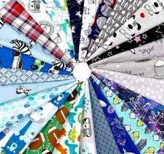 25 Cotton Fabric Squares – Sports Animal Theme | Quilting, Sewing, DIY Crafts
