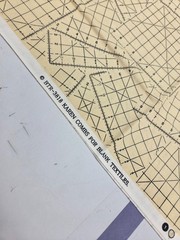 Graph Paper Quilting Cotton Fabric Karen Combs for Blank Textiles 1 yard