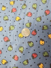 45″ X 5.6yd Pumpkin Patch Apple & Star Print Cotton Sewing Craft Quilting Fabric