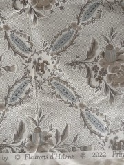 Fleurons d’Hélène St Julien Floral Fabric 2.75 yard piece