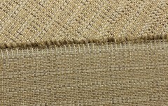 BALLARD DESIGNS COCO TWEED CAMEL BEIGE METALLIC THREADS FABRIC BY THE YARD 55″W