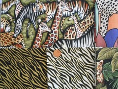 I SPY Safari JUNGLE Animal Kingdom Fat/Long Quarter 1/2 Yard Quilt Fabric Bundle