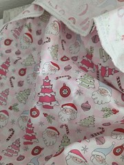 2 Yards Of Christmas Fabric Pink Xmas 45 Inch By 72 Inch