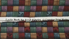 Primitive Vintage Cotton Cheater Quilt Antique Burgundy Green Blue Quilt Fabric