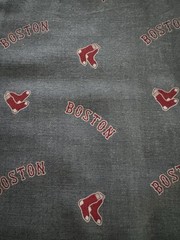 Boston Red Sox Cotton Fabric 4 Yards And 26 Inches Base Ball