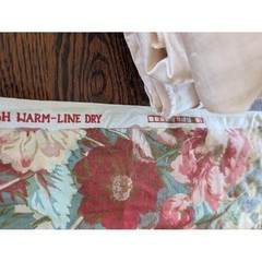 Waverly Draper Chintz Floral Fabric 3/4 Yard 27×54 Polished Upholstery Cottage