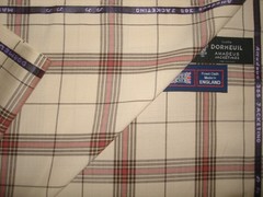 DORMEUIL ‘Amadeus’ LUXURY WOOL SUITING FABRIC – MADE IN ENGLAND= 300 g/M = 3.4 m