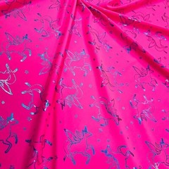 Printed Bright Unicorns 4-way Stretch Fabric 60 “wide Swimsuit Spandex By Yard
