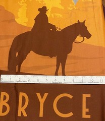 Bryce Canyon National Park, Utah 100% Cotton Fabric PANEL ~HooDoo~