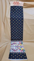 Vintage Loomskill Inc. Fabric 3 Pieces Over 6 Yards Black Yellow Purple Floral