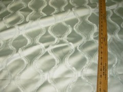 10 YDS MODERN GEOMETRIC WAVES EYELASH SHEEN DRAPERY UPHOLSTERY FABRIC FOR LESS