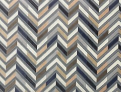 BRENTANO PANDORA SPHINX CHEVRON VELVET GRAY BEIGE UPHOLSTERY FABRIC BY YARD 50″W
