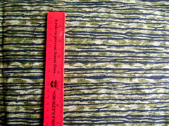 Vintage HI Fashion Cotton Fabric “KENTA” Moss Green, black, White 48″ x 44″