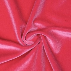 Fuchsia Stretch Velvet Fabric – 60″ Wide – Polyester Spandex – by the Yard