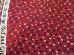 F7022, SALE, Judie Rothermel, Heritage red & Green, your choice, 1/2 yd, ft qtr,