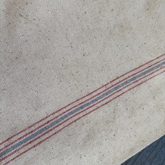 Vintage Ames Seamless Old Heavy Canvas Style Stripe Seed Sag or Bag