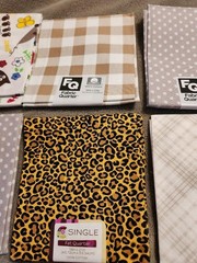 (7) Quarters Assorted Floral Patterns Multicolor 18″x21″ Cotton Fabric New