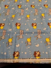 Sleeping Baby Looney Tunes Cotton Fabric-By The Half Yd (Camelot Fabrics)