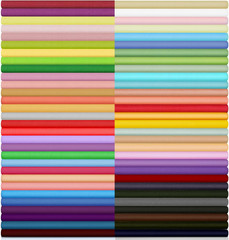 80 Pcs 10 x 10 Inch Solid 100% Color Fabric Cotton Fat Quarters Squares Scraps P