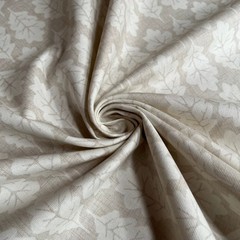 iLiv 100% Cotton Fabric 1.7 Metres Oak Leaf Pebble Cushion Curtain Upholstery