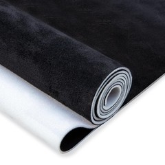 Hiksuky Suede Auto Headliner Fabric 98×60 Inch Foam Backing Black
