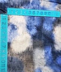 Blue Gray Silver Nylon Stretch Fabric 2 yds X 54″