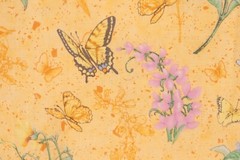 2.0+ Yards 3 Pieces Jo-Ann Fabric Elizabeth’s Garden Butterflies Flowers Yellow