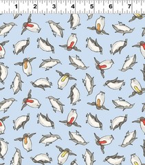SNOWTIME from Clothworks – (30) 6.5″ fabric square set