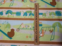 Wonderful Woodlands BTY Wilmington Prints Forest Animals Scenic Stripe