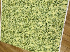 WAVERLY MAUI Upholstery Fabric 1 +Yds x 55″ W Green Tropical Yellow Island Palm