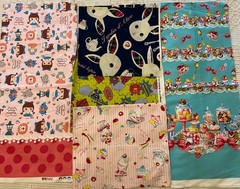 DESTASH! Japanese Kawaii Canvas: Kokka, Lecien, Kiyohara Novelty fabric prints