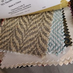 80pc Loose Fabric Samples 4x9in Fabric Swatches Various Patterns (d)