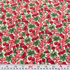 Pique Nique by RJR Fabrics Cherry Floral Cotton Fabric FAT QUARTER 18″ x 22″