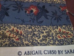 F7189, Abigail, c 1850, by Sara Morgan, 1/2 yard,