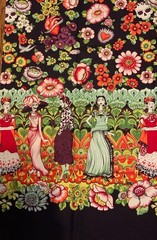 Alexander Henry “Frida La Catrina” Fabric Kahlo / De Leon Designs 2013 1.5yd