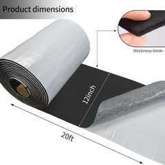 KEOHOLI 12in x 20ft Boat Trailer Bunk Carpet with Adhesive, Marine Outdoor Bunk