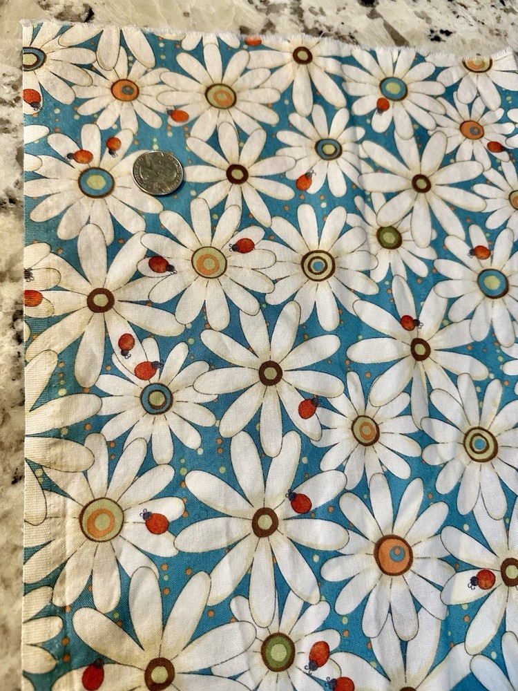 Hip Hop Garden Debbie Mumm SSI 17.5” X 20”Yd Quilt Cotton PREWASHED RARE
