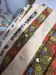 Vintage Fabric Lot (5 Bundles)
