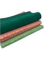 6 Sheets Faux Leather, Glitter Sheets, 8×11” Lot Of Leatherette, Faux Leather WX